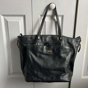 Tory Burch Clay Tote Large Leather Shopper Pebbled